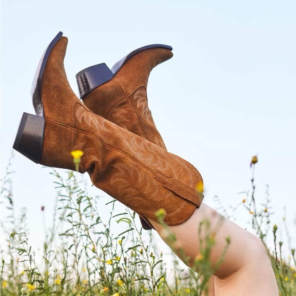 Tecovas The Annie Suede Cowboy Boot